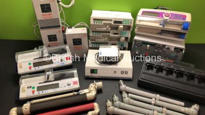 Mixed Lot Including 3 x Ivac PCAM Syringe Pumps, 3 x Hotline Fluid Warmers, 3 x Braun Perfusor FM Syringe Pumps, 2 x Graseby Omnifuse PCA Syringe Pumps, 1 x Flexiscope IQ 101 Unit, 1 x Confluent Surgical Flow Regulator, 1 x Wisap CO2-PNEU Unit, 1 x Cape U - 2