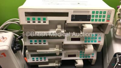 Mixed Lot Including 3 x Ivac PCAM Syringe Pumps, 3 x Hotline Fluid Warmers, 3 x Braun Perfusor FM Syringe Pumps, 2 x Graseby Omnifuse PCA Syringe Pumps, 1 x Flexiscope IQ 101 Unit, 1 x Confluent Surgical Flow Regulator, 1 x Wisap CO2-PNEU Unit, 1 x Cape U - 6