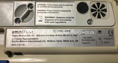 Mixed Lot Including 3 x Ivac PCAM Syringe Pumps, 3 x Hotline Fluid Warmers, 3 x Braun Perfusor FM Syringe Pumps, 2 x Graseby Omnifuse PCA Syringe Pumps, 1 x Flexiscope IQ 101 Unit, 1 x Confluent Surgical Flow Regulator, 1 x Wisap CO2-PNEU Unit, 1 x Cape U - 11