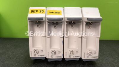 4 x GE E-miniC Gas Modules *Mfd 2015, 2007, N/A, N/A* *SN 6280697, 7213395, N/A, N/A*