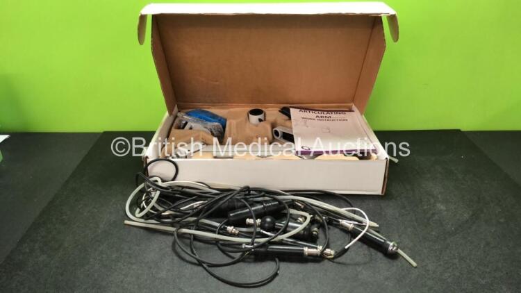 Mixed Lot Including 1 x Karl Storz FSA-01 Articulating Arm and 4 x Miscellaneous Transducer / Probes