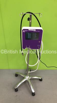 Armstrong Medical AquaVENT FD140i Gas Flow Driver Version 1.02 with Hoses on Stand (Powers Up)