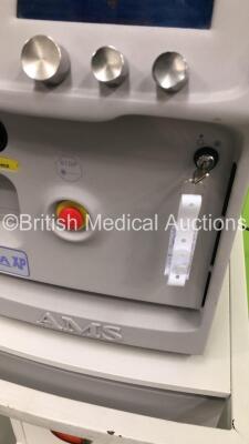 AMS Aura XP Star Pulse Laser Model AMS KTP/532 Ref 0010-8123 with 2 x Footswitches,1 x Laserscope CoolSpot Handpiece with Attachments and 1 x Laserscope 1mm Dermastat Handpiece (Powers Up with Stock Key-Key Not Included) * SN A1881 * - 4