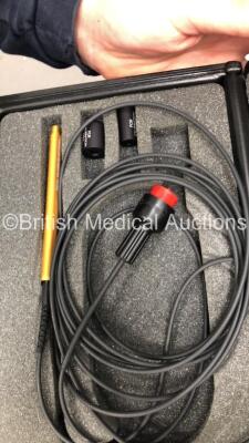 AMS Aura XP Star Pulse Laser Model AMS KTP/532 Ref 0010-8123 with 2 x Footswitches,1 x Laserscope CoolSpot Handpiece with Attachments and 1 x Laserscope 1mm Dermastat Handpiece (Powers Up with Stock Key-Key Not Included) * SN A1881 * - 11