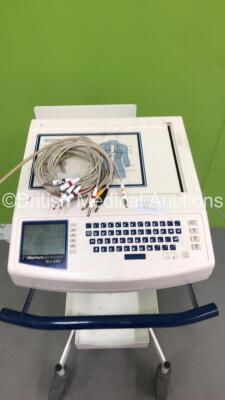 Mortara Instrument ELI 250 ECG Machine on Stand with 1 x 10-Lead ECG Lead (Powers Up) - 2