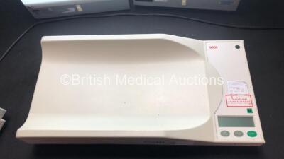 Mixed Lot Including 1 x Philips Series 50A Fetal Monitor (Powers Up, Missing Back Casing - See Photo), 1 x Seca Baby Weighing Scale and 2 x X-ray Light Boxes (Both Power up - 1 x with Damage) *RI* - 5