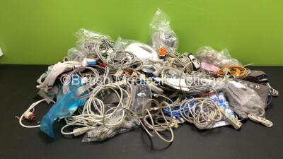 Large Quantity of Various Patient Monitoring Cables