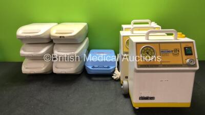 Mixed Lot Including 6 x Respironics Nebulizers, 1 x Medix AC 2000 Nebulizer and 3 x SAM 12 Suction Units *SN 07AD061205, 07AD220165, 1999PN91379, 07AD220828, 07A5251121, 06071455, 11052803*