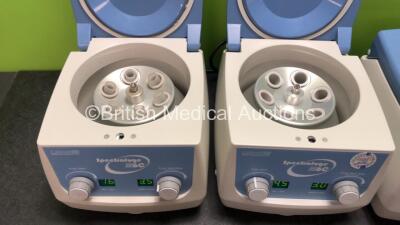 4 x Labnet Spectrafuge 6C Ref C0060-230V Centrifuges (All Power Up) - 2