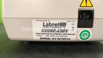 4 x Labnet Spectrafuge 6C Ref C0060-230V Centrifuges (All Power Up) - 3