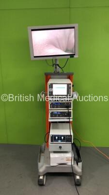 Smith and Nephew Stack Trolley with Sony Monitor, Smith and Nephew 560P High Definition Camera System, Smith and Nephew 560H Camera Ref 72200561, Smith and Nephew 660HD Image Management System, Smith and Nephew 500XL Xenon Light Source, Smith and Nephew D