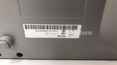 GE MAC 800 ECG Machine on Stand with 10 Lead ECG Leads (Powers Up) *FS0030585* - 4