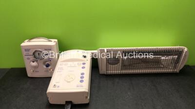 Job Lot Including 1 x Fisher & Paykel Neopuff Infant T Piece Resuscitator, 1 x Fisher & Paykel Servo Wall Mount Infant Warmer (Powers Up) *SN OOR9AEU00014, 0098AEK00030*