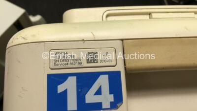 Mixed Lot Including 1 x Philips M2703A Fetal Monitor (Powers Up) 1 x Philips M2720A Fetal Transducer System with 1 x Philips US Transducer (Powers Up) 1 x Otoport OAE System NHSP Infant Hearing Unit (Untested Due to Possible Flat Batteries)1 x GE Caresca - 9