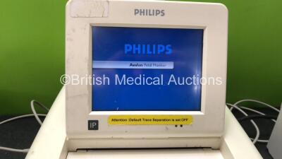 Mixed Lot Including 1 x Philips M2703A Fetal Monitor (Powers Up) 1 x Philips M2720A Fetal Transducer System with 1 x Philips US Transducer (Powers Up) 1 x Otoport OAE System NHSP Infant Hearing Unit (Untested Due to Possible Flat Batteries)1 x GE Caresca - 17