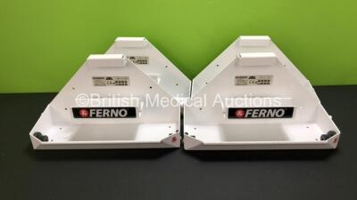 4 x Ferno Compact 2 Track Storage Brackets