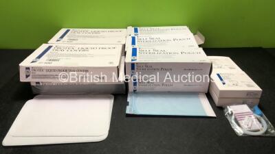 Job Lot of Henry Schein Tray Covers, Sterilization Pouches and Helix Test Kits