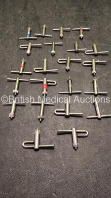 Job Lot of Surgical Attachment Chuck Keys