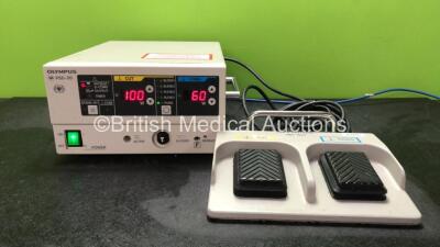 Olympus PSD-20 Electrosurgical Diathermy Unit with Olympus MH-551 Footswitch (Powers Up)