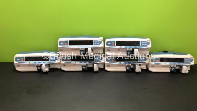 6 x Carefusion Alaris GH Syringe Pumps (All Power Up with 1 x Service Required and 1 x Blank Screen)