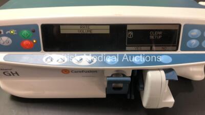 6 x Carefusion Alaris GH Syringe Pumps (All Power Up with 1 x Service Required and 1 x Blank Screen) - 3