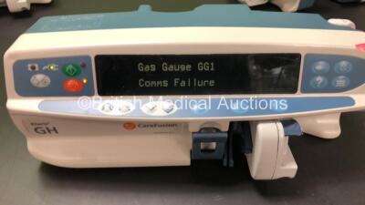 6 x Carefusion Alaris GH Syringe Pumps (All Power Up with 1 x Service Required and 1 x Blank Screen) - 5