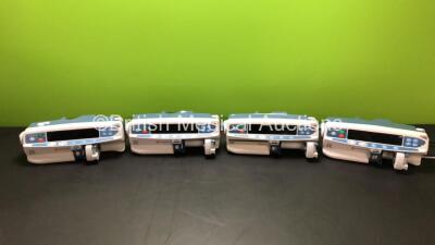 4 x Alaris CC Syringe Pumps Including 3 x CareFusion and 1 x Cardinal Health (3 x Alarm and 1 x No Power) *800309940, 800330135, 800309917 and 800309925*