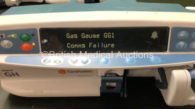 6 x Carefusion Alaris GH Syringe Pumps (All Power Up with 5 x Gas Gauge GG1 Error Code) - 2