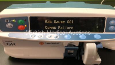 6 x Carefusion Alaris GH Syringe Pumps (All Power Up with 5 x Gas Gauge GG1 Error Code) - 5