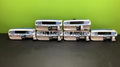 6 x Carefusion Alaris GH Syringe Pumps (All Power Up with 4 x Service Required and 2 x Blank Screen)