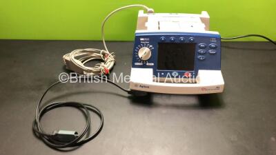 Agilent Heartstream XL Defibrillator Including ECG and Printer Options with 1 x 5 Lead ECG Lead and 1 x Paddle Lead (No Power)