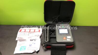 Philips Heartstart FR3 Defibrillator with 1 x Philips Heartstart Battery *Install Date 01-2027* and 2 x Electrode Packs in Carry Case (Powers Up and Fails Self Test)