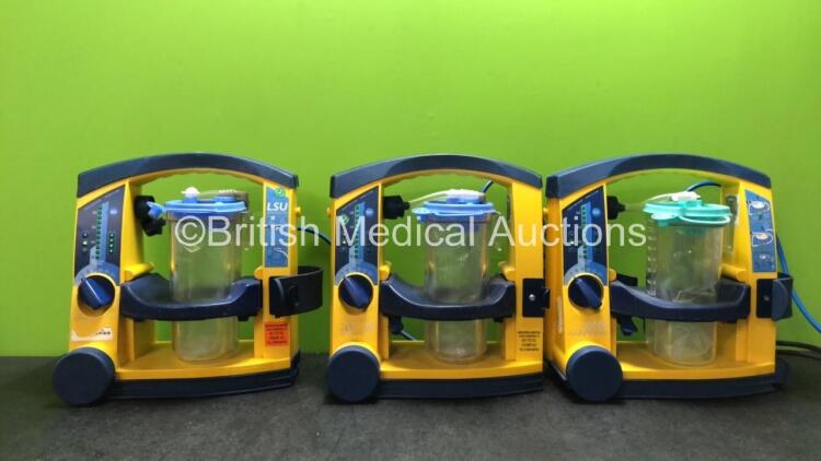 3 x LSU Suction Units with Cups (All Power Up, 1 with Cracked Casing-See Photos)