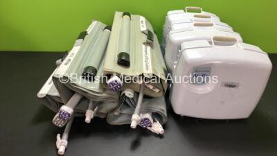 Job Lot Including 4 x Mangar ELK Emergency Lifting Cushions with 4 x Control Hoses, 4 x Mangar Camel & ELK Airflo Plus Compressors