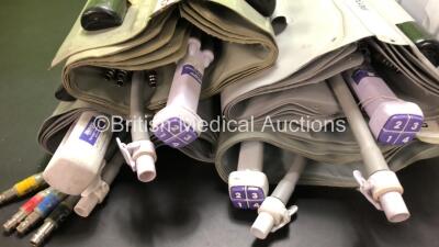 Job Lot Including 4 x Mangar ELK Emergency Lifting Cushions with 4 x Control Hoses, 4 x Mangar Camel & ELK Airflo Plus Compressors (3 x Missing Handles - See Photo) - 2