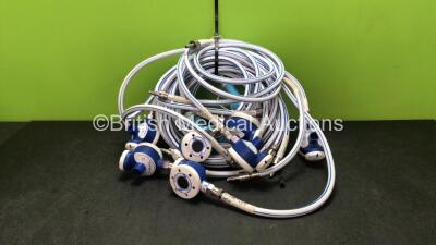 10 x Entonox Hoses with Valves