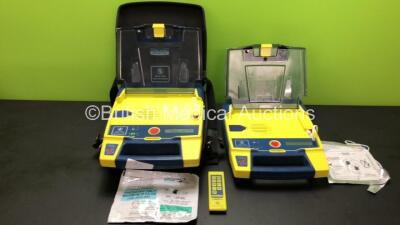 2 x Cardiac Science AED Trainers with 2 x Batteries, 1 x Controller and 1 x Carry Case *2608 - 1011*