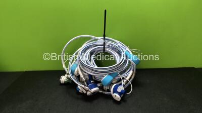 10 x Entonox Hoses with Valves