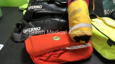 Mixed Lot Including Ambulance Carry Bags, Ferno Pedi Mate Ambulance Restraints, Traction Devices and Diving Rope - 2