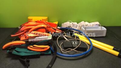 Mixed Lot Including Block Head Straps, Head Blocks and Mangar Airflo Chargers