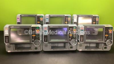 6 x Lifepak 15 Front Covers, Some Slight Damage - See Photos