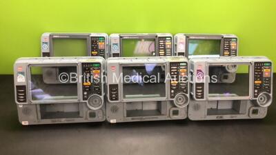 6 x Lifepak 15 Front Covers, Some Slight Damage / Missing Casing - See Photos