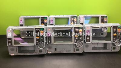 6 x Lifepak 15 Front Covers, Some Slight Damage / Missing Casing - See Photos