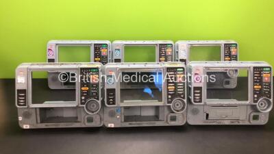 6 x Lifepak 15 Front Covers, Some Slight Damage / Missing Casing - See Photos