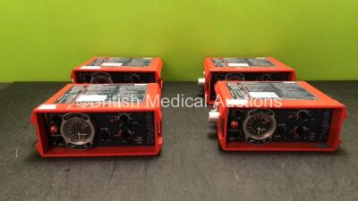 4 x paraPAC 200D Ventilators