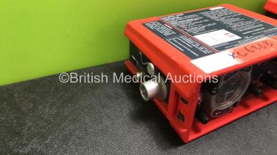 Job Lot Including 3 x paraPAC 200D Ventilators, 1 x paraPAC 2D Ventilator with 1 x Hose - 3