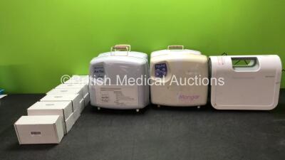 Job Lot Including 13 x Airflo 24 Charging Power Supplies, 2 x Mangar Airflo Plus Compressors, 2 x Mangar Airflo Compressors, 1 x Mangar Airflo24 Compressor (Powers Up) *SN CA035004823, 117020, CA035006272, 151863, CD01002404856*