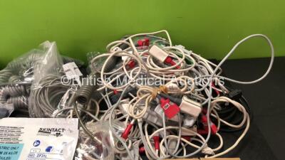 Mixed Lot Including BP Cuffs, Zoll Printer Paper and Various Patient Monitoring Cables - 4