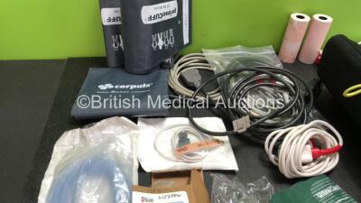 Mixed Lot Including Defibrillator Electrodes *All In Date* Zoll Printer Paper, BP Cuffs and Patient Monitoring Cables - 2