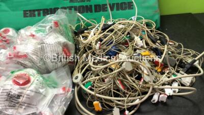 Mixed Lot Including 1 x Med Source Extraction Device, Meixin Masks and Various Patient Monitoring Cables - 3